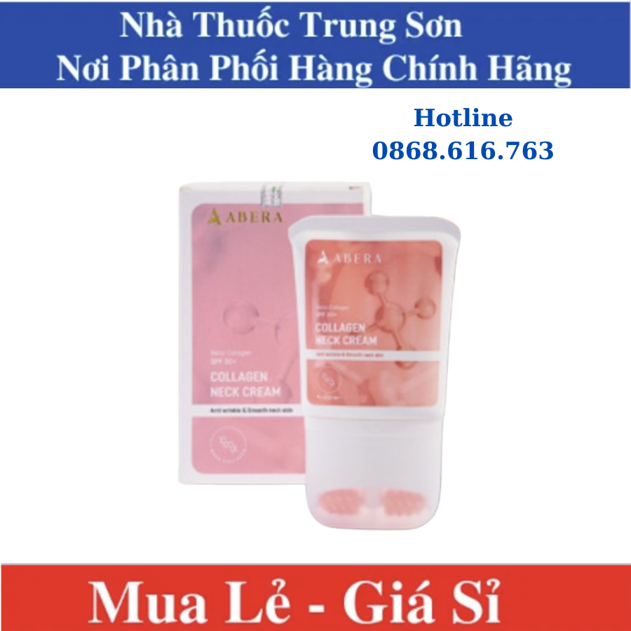 Kem Dưỡng Da Cổ LOKA NANO COLLAGEN ABERA - 50ML, Mờ Gai Đen, thâm cổ - chống nắng, dưỡng ẩm