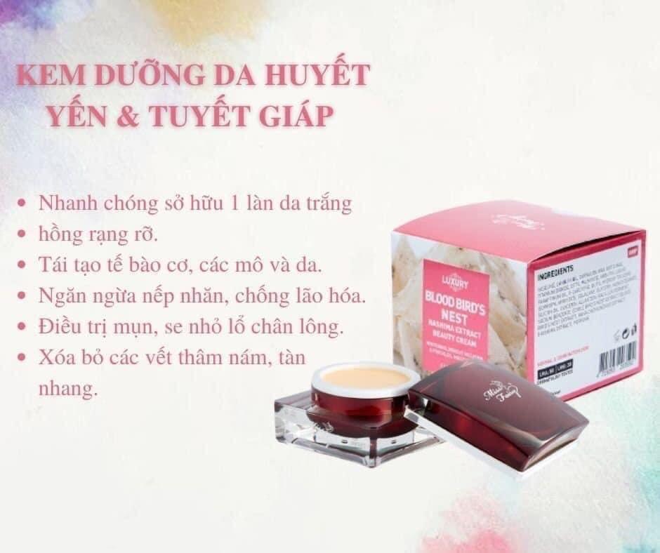 Kem dưỡng trắng da Huyết Yến Tuyết Giáp Miss Fairy