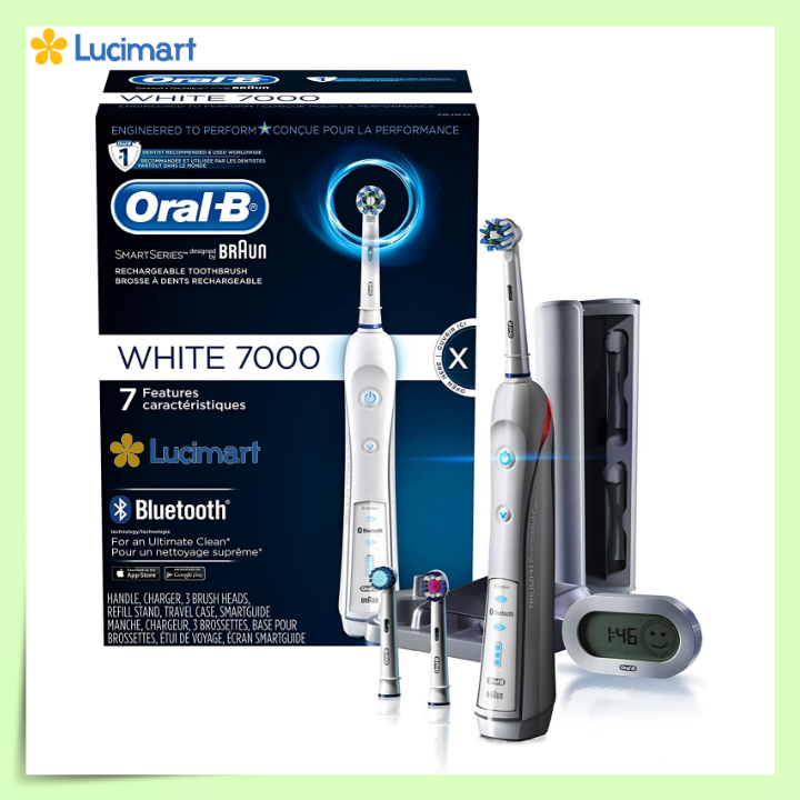 [HCM]Bàn chải điện Oral-B Rechargeable Toothbrush 7000 [Hàng Đức]