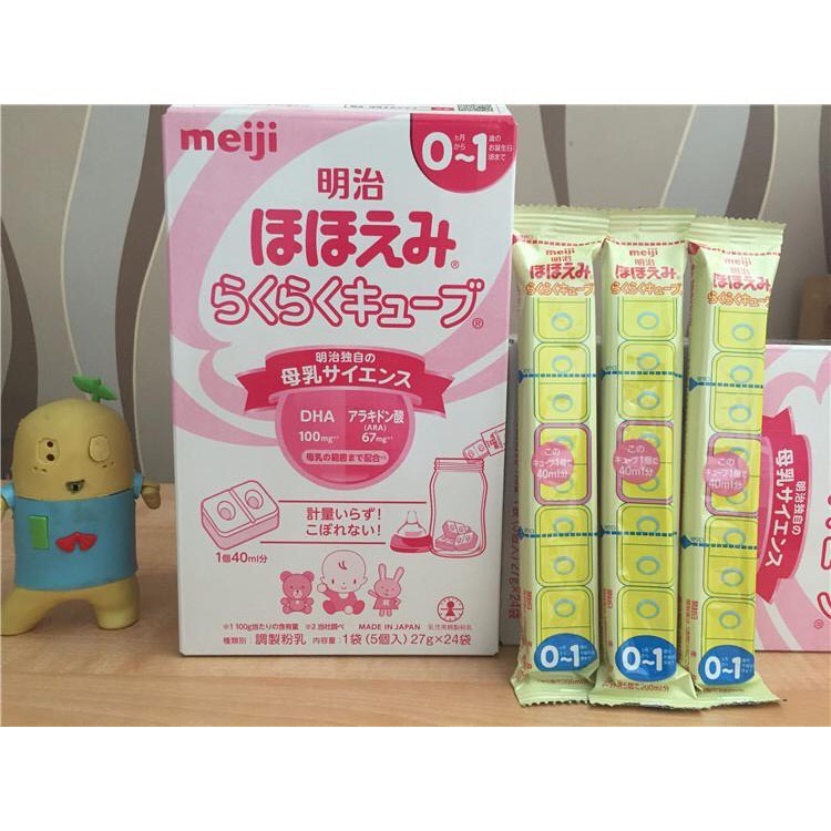 Sữa meiji 24 thanh nội địa nhật bản