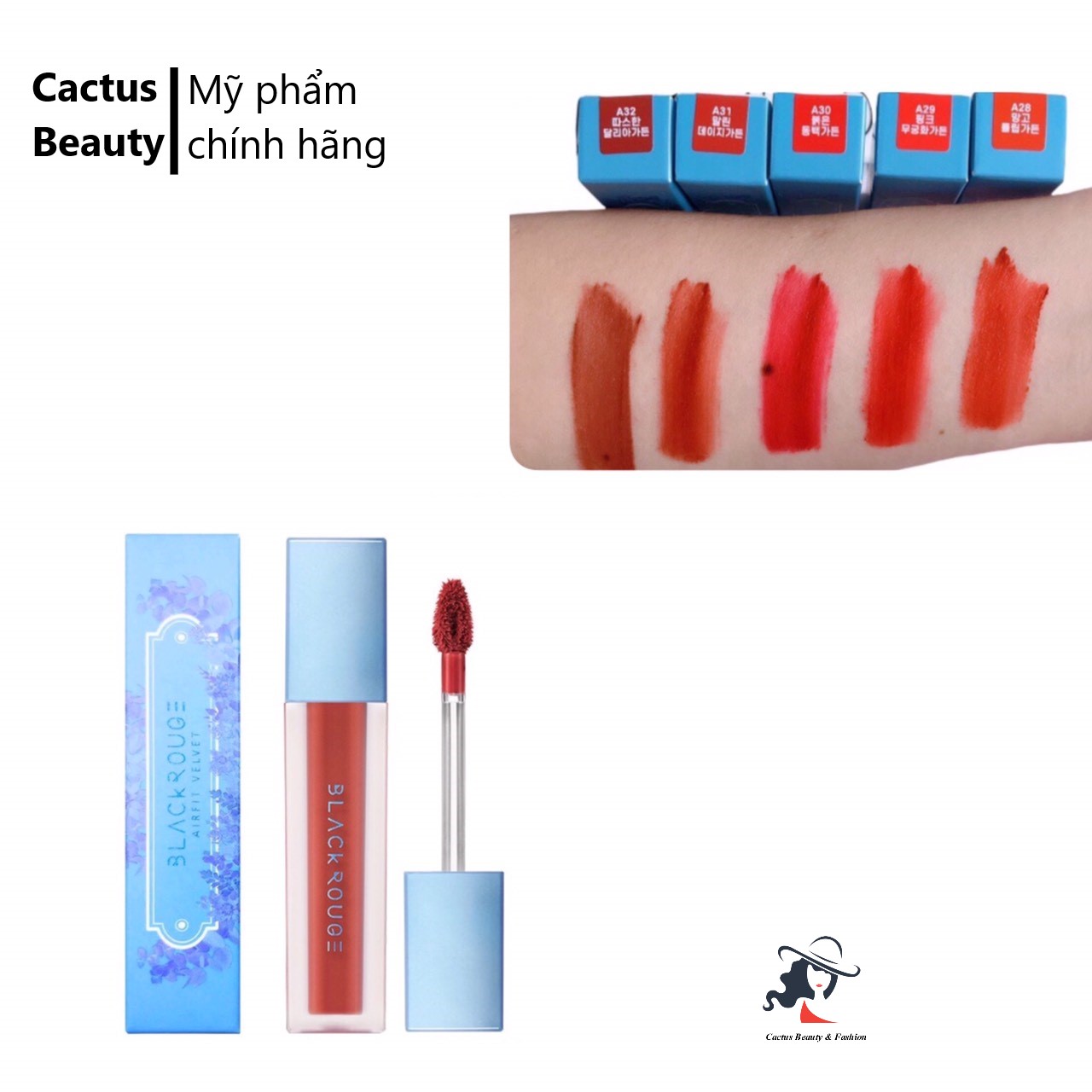 Son kem lì black rouge air fit velvet tint a28-a32