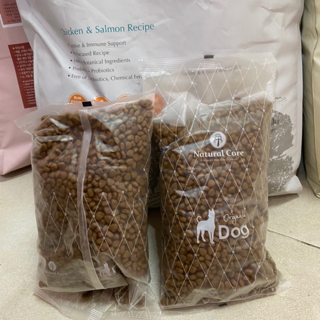 1kgthức ăn natural core bene m50 cho chó thịt gà & cá hồi