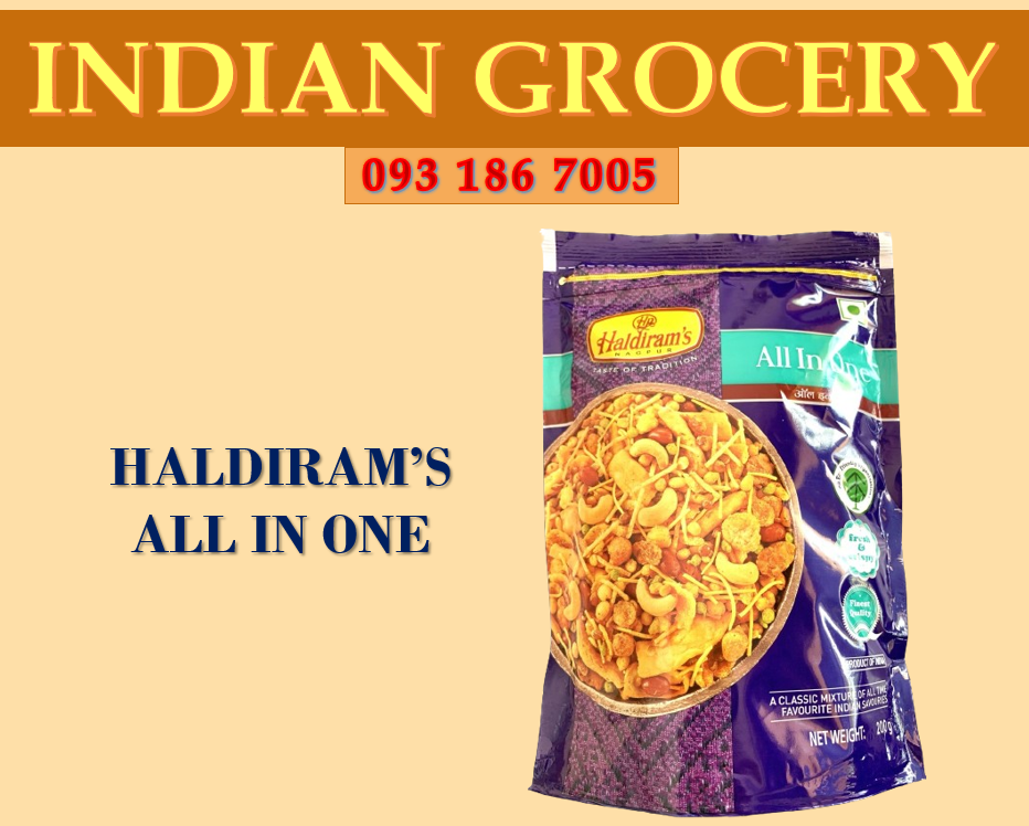 BÁNH SNACK ĂN LIỀN – HALDIRAM'S ALL IN ONE 200G