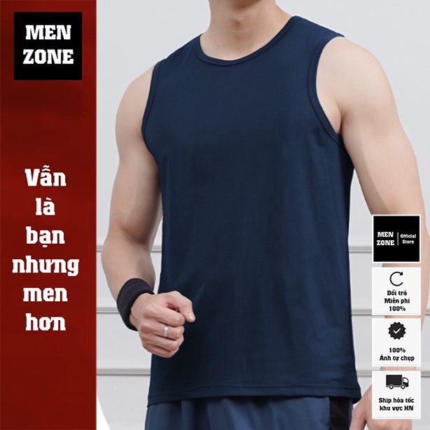 Áo 3 lỗ thể thao nam, áo sát nách chất thun lạnh