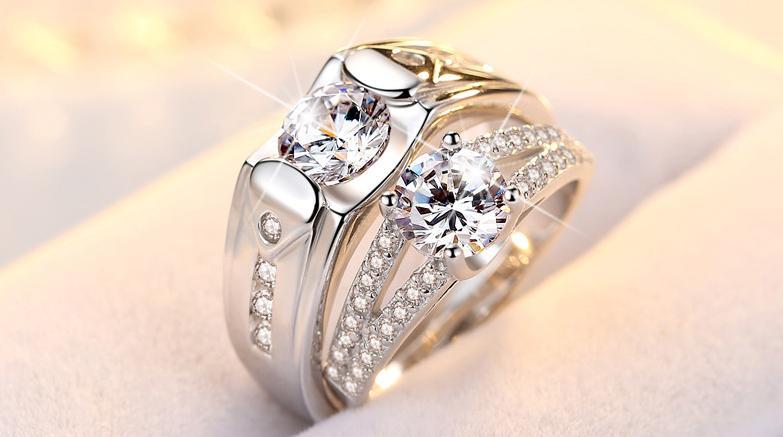 Nhẫn cưới nam kim cương vàng 18k pnj chung Đôi dd00y000843 | pnj.com.vn