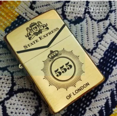 [HCM]Bật lửa Zippo đồng nguyên khối mẫu 555 - Đời la mã