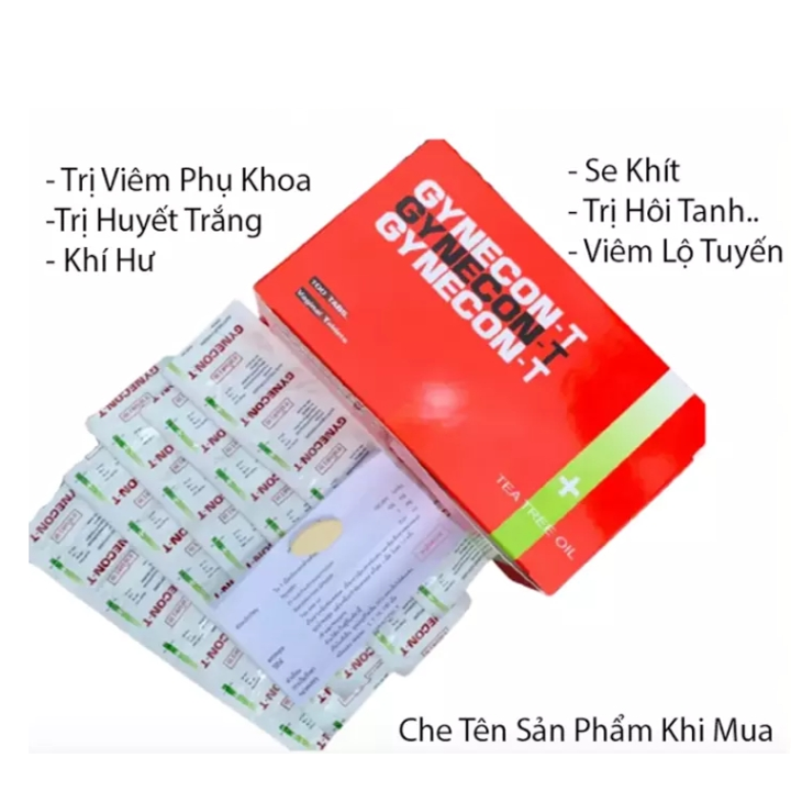 Viên đặt phụ khoa gynecon trà xanh thái lan date 2025 giảm viêm mùi hôi khí hư huyết trắng hiệu quả - vala store