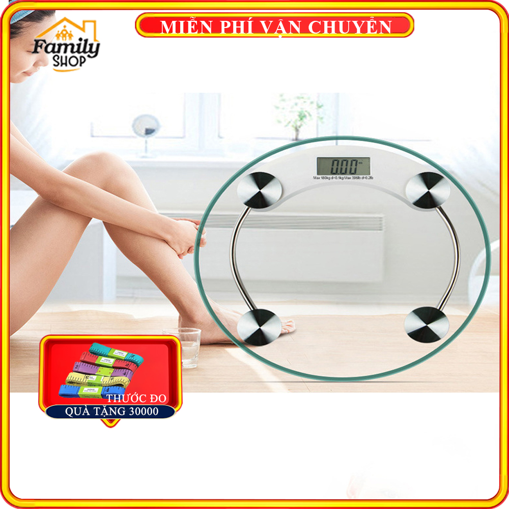 Cân sức khỏe điện tử cường lực( 180kg) kiểm soát cân nặng, sức khỏe gia đình bạn.