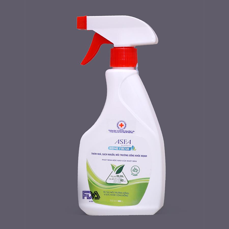 Bình xịt khử mùi, diệt khuẩn nhà cửa - Asfa home fresh 500ml