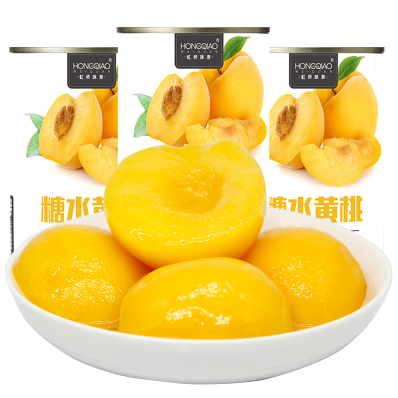 Bán lẻ: 1 lon đào ngâm hongqiao 425g/lon