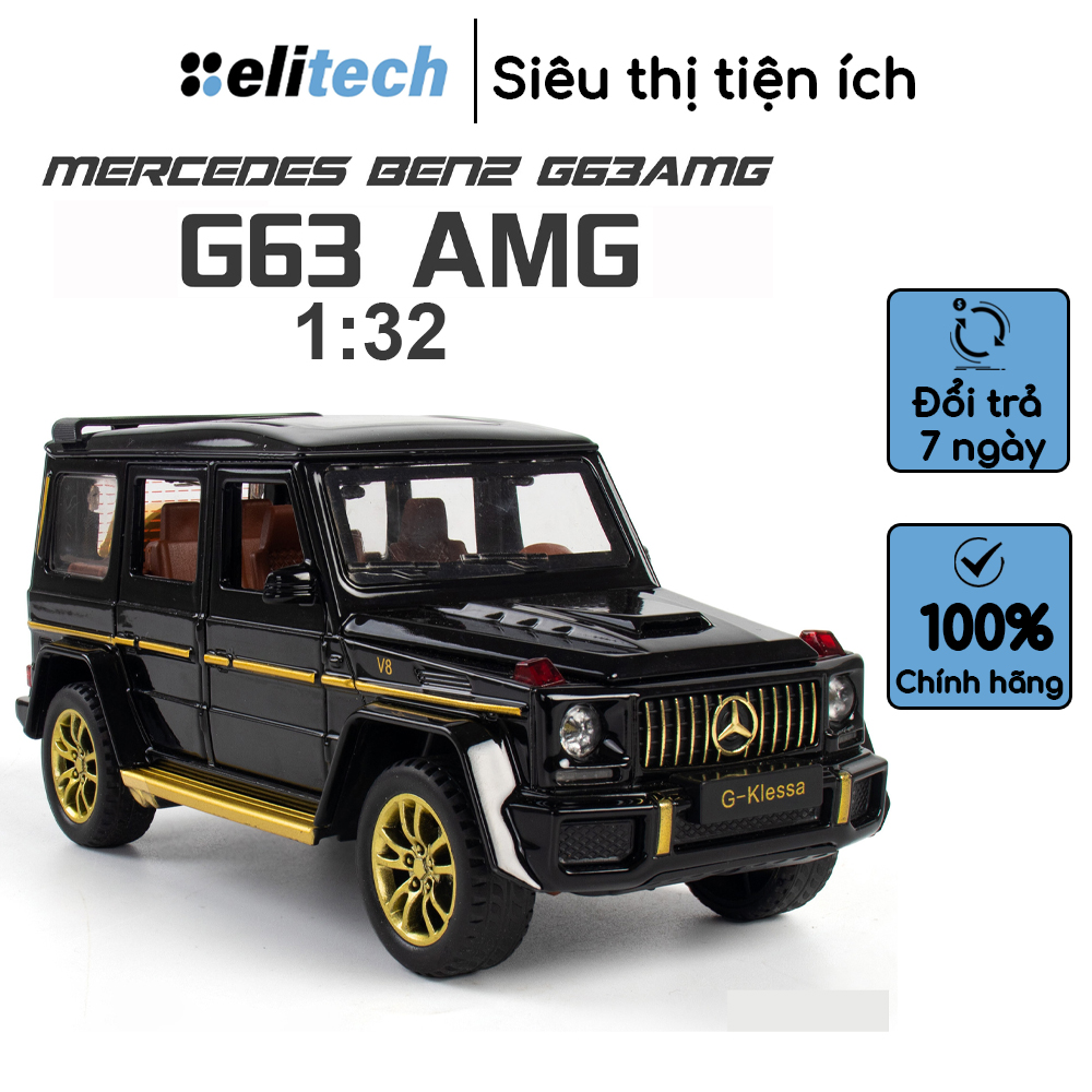 Mô hình xe G63 Amg Mercedes / Xe mô hình ô tô kim loại Mercedes cao cấp 1:32 / 1:24 Đen, Đỏ, Trắng