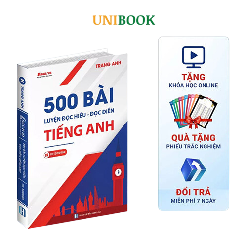 Sách 500 Bài Đọc Hiểu Đọc Điền Tiếng Anh, Tiếng Anh Cô Trang Anh Ôn Thi THPT Mới Nhất