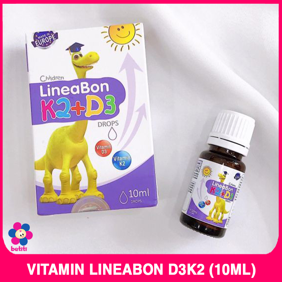 Vitamin k2 d3 cho bé lineabon bổ sung k2 d3 giúp tăng hấp thu canxi trẻ, ăn ngon ngủ tốt, cao lớn - vitamin nhỏ giọt cho bé, nhỏ vitamin trẻ em, vitamin d3 k2 lineabon - vitamin lineabon d3 k2 - betiti