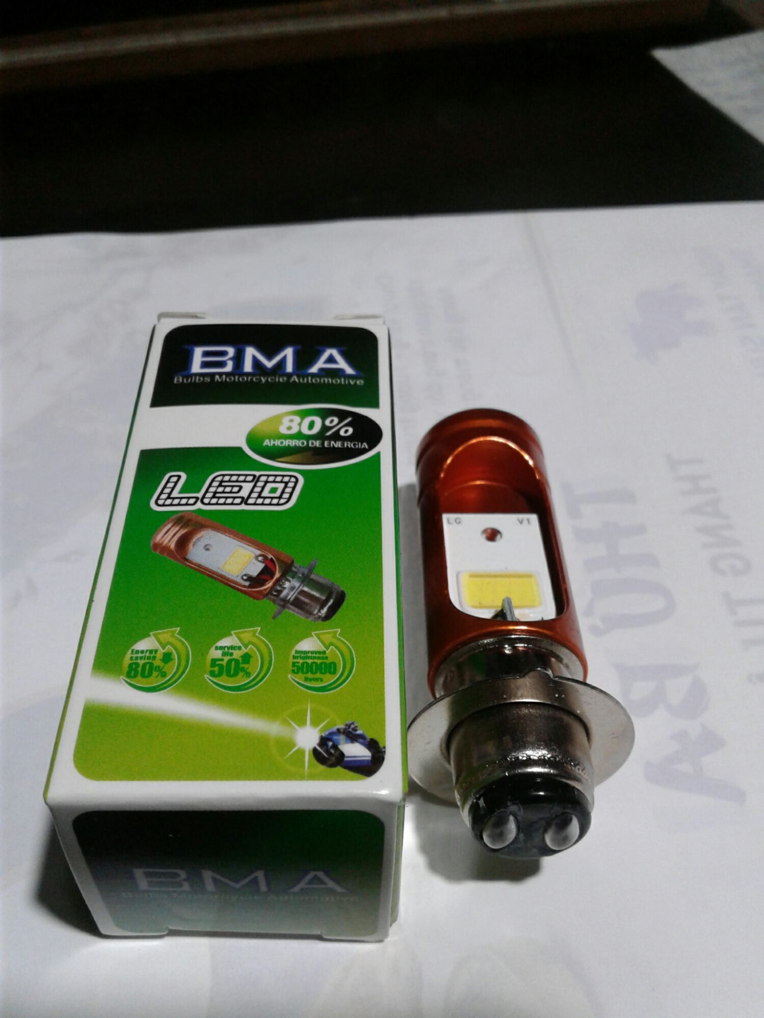 bóng lét cho xe dream, wave 2 đèn; bóng led xe dream, wave 2 đèn sáng trắng