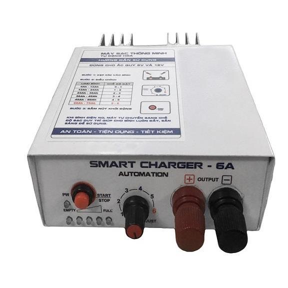 Nạp ắc quy tự ngắt khử sunfat cho bình 12v, 6v có dung lượng từ 4ah đến 120ah