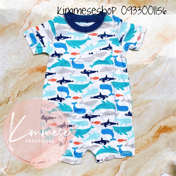 Romper body đùi cter bé trai hình cá mập - shark