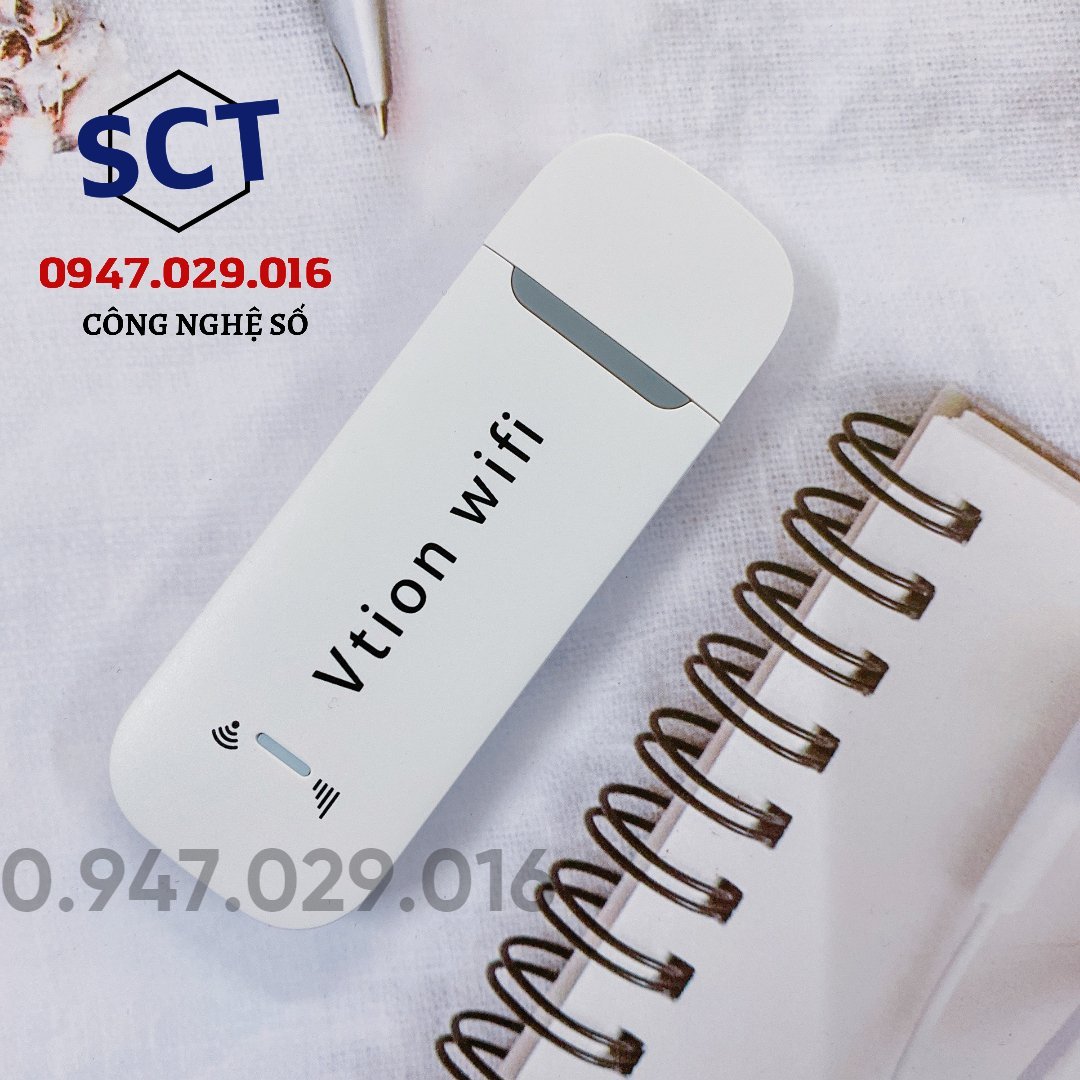 (MUA USB TẶNG SIM 4G) Dcom phát wifi Vtion Phát Wifi 4G Tốc độ cao 150Mbps, hỗ trợ kết nội 10 thiết bị, sử dụng da mạng - Bảo hành 3 tháng lỗi đổi mới
