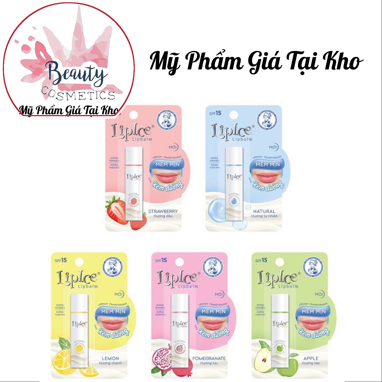 Son Dưỡng Không Màu Chuyển Kem Mịn LipIce SPF15 4.3g