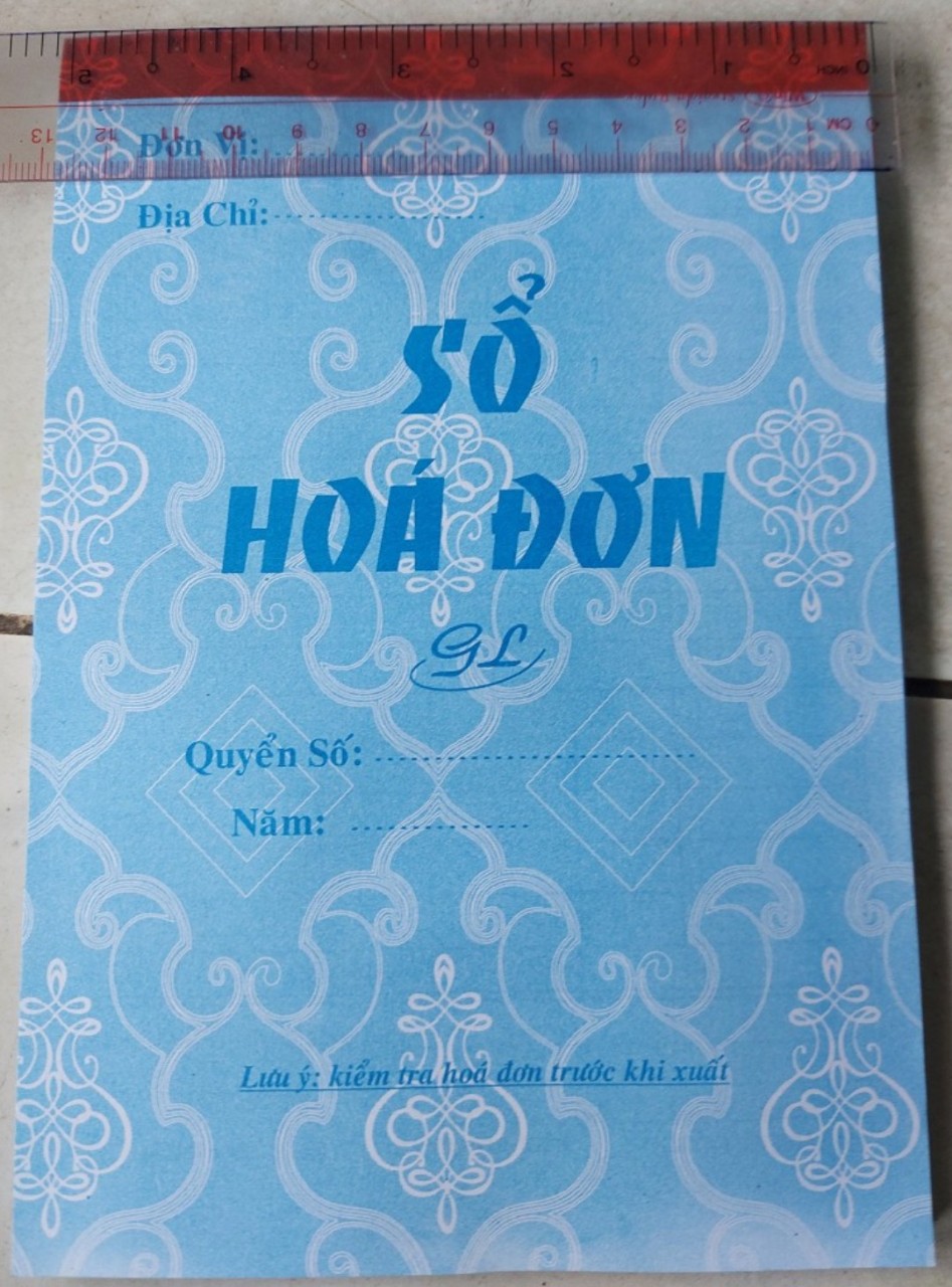 1 Cuốn Hoá đơn bán lẻ 1 liên và 2 liên,  Oder