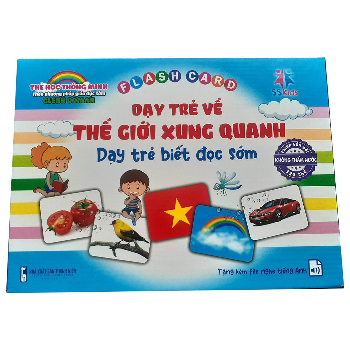 Bộ thẻ dạy trẻ về thế giới xung quanh - tặng kèm file nghe tiếng anh