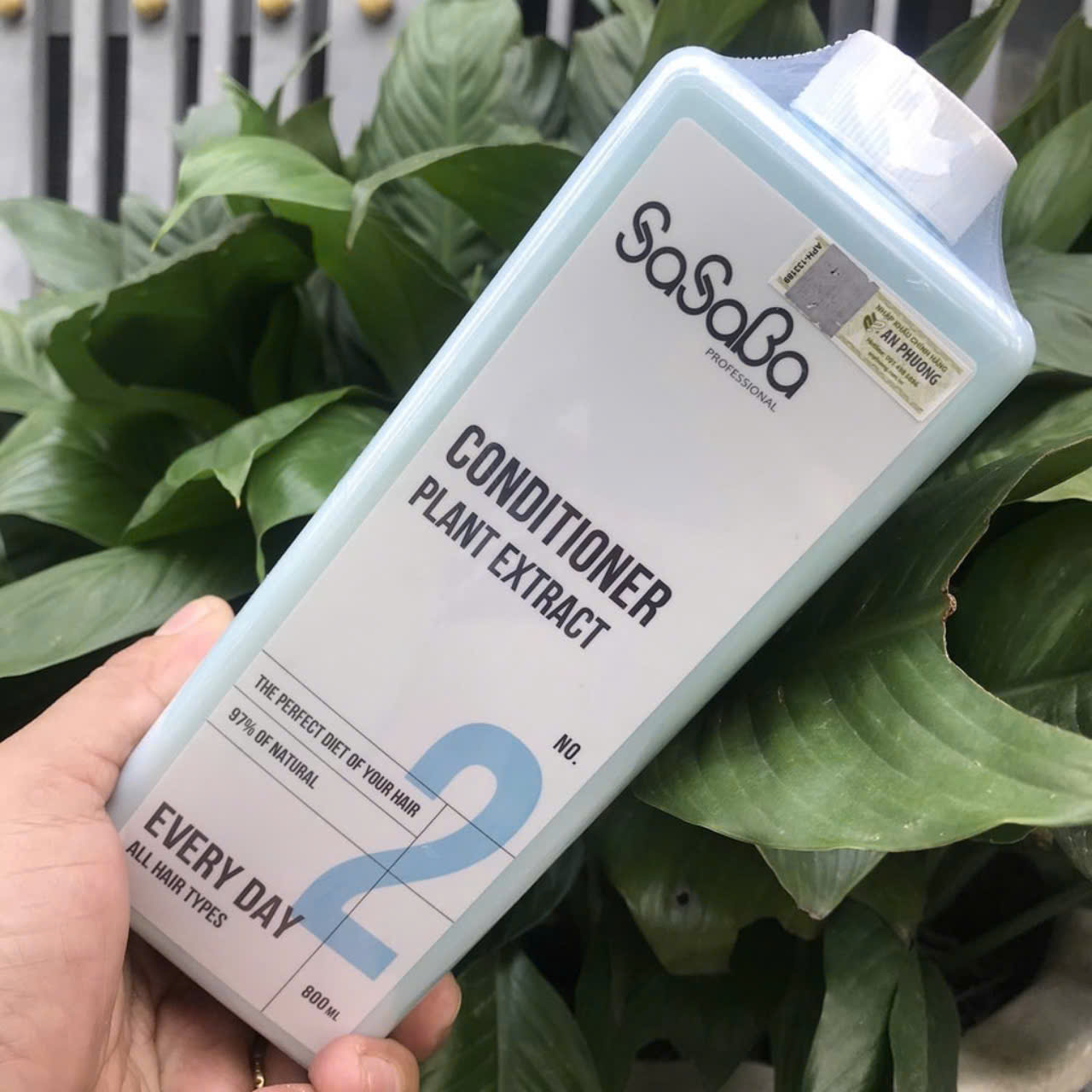 Dầu xả sasaba every day new 2022 phục hồi siêu mượt 800ml.