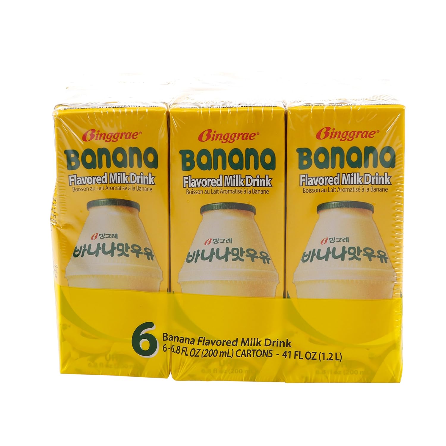 Sữa vị chuối Binggrae 6.8 fl oz (gói 6 chai)