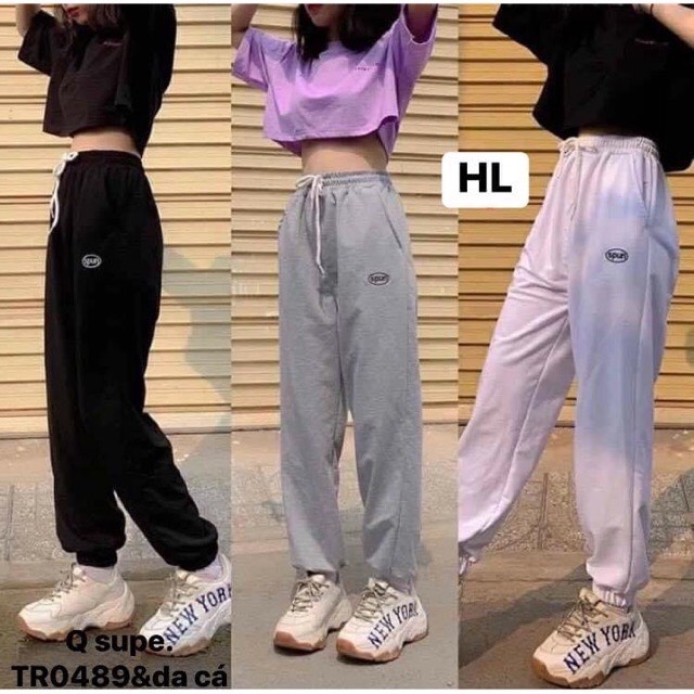 Lọ lem Luxuxy QQuần Baggy Nam Nữ, Quần Jogger Mặc Đi Chơi Dạo Phố, Quần Legging Cá Tính Phong Cách Thời Trang Trẻ Teen Hàn Quốc T3