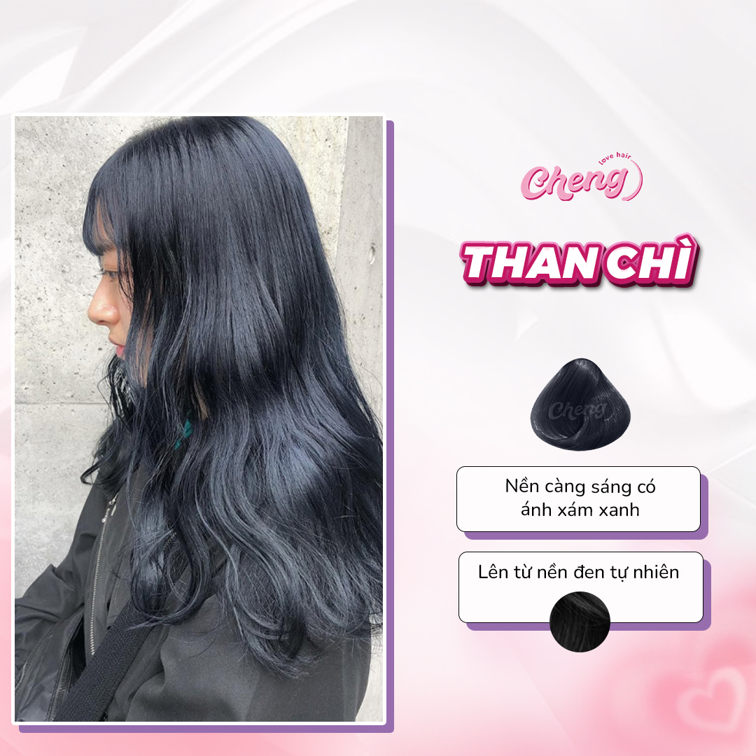 HOÀN TIỀN 15% - Thuốc Nhuộm Tóc Màu THAN CHÌ Không Tẩy | Chenglovehair Chenglovehairs