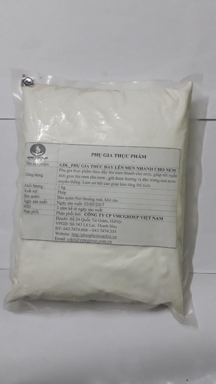 1KG ĐƯỜNG NHO - GDL PHỤ GIA THÚC ĐẨY LÊN MEN CHO NEM, BÁNH