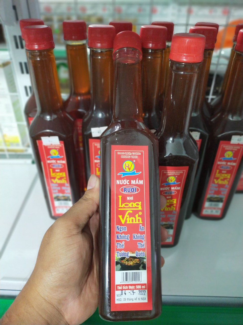 Nước mắm rươi Long Vinh 25 độ đạm
