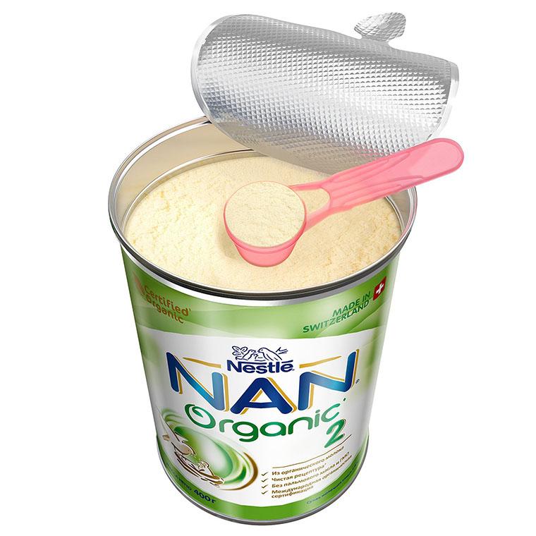 Sữa Nan Organic số 2 hộp 400g xuất xứ Nga
