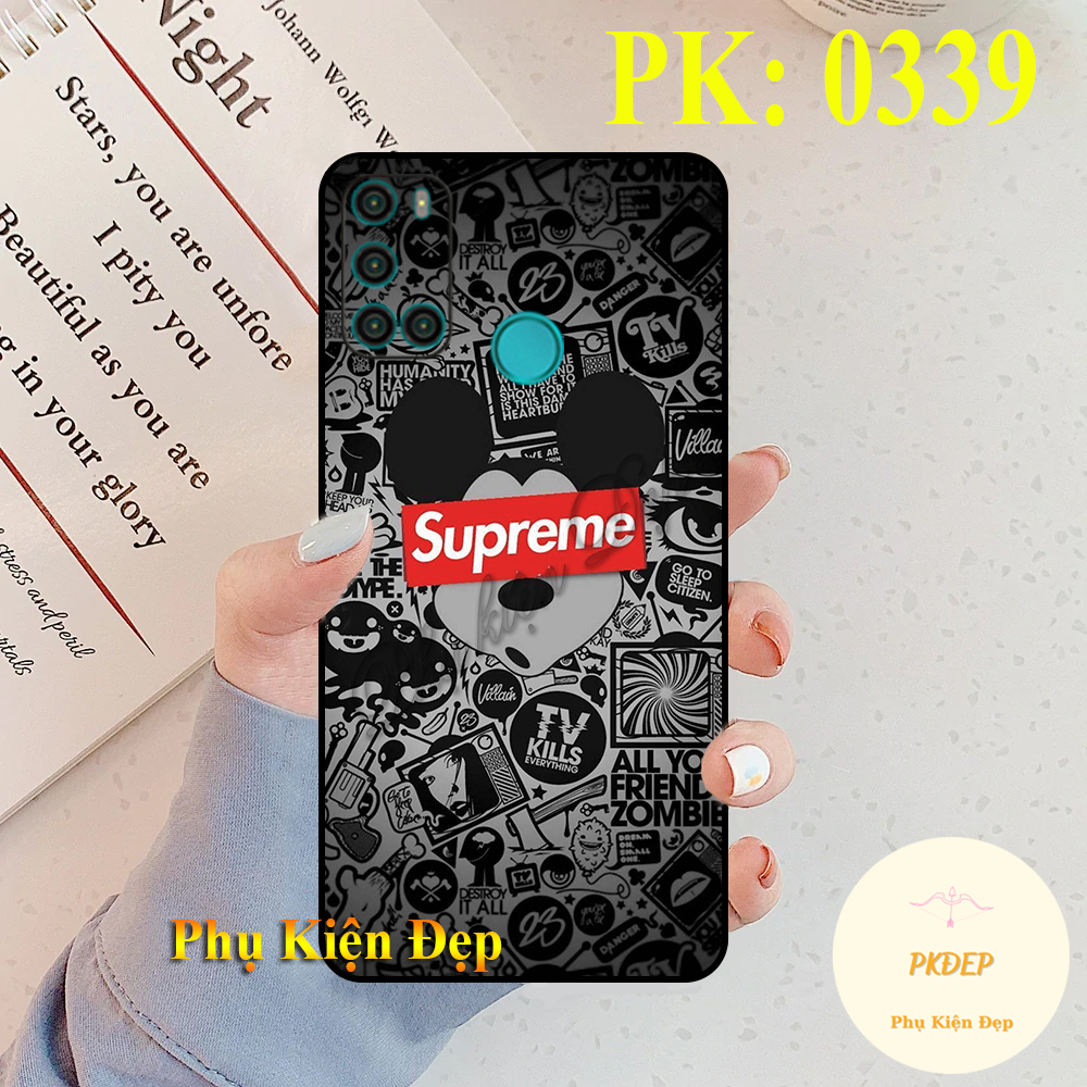 [HCM]Ốp lưng Vsmart Joy 4 dẻo đen  in hình Sup ngầu lạ