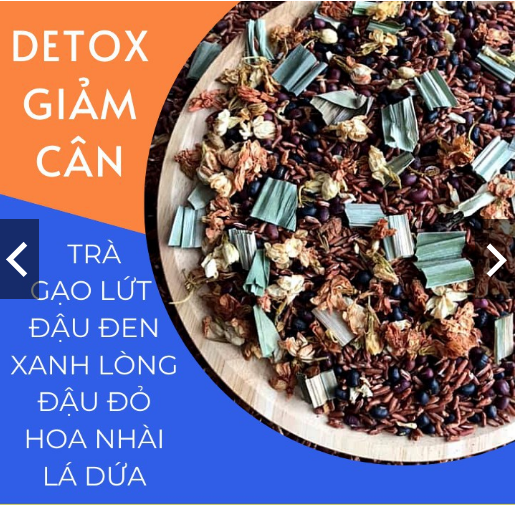 [HCM]TRÀ HOA NGŨ CỐC ĐẬU ĐEN XANH LÒNG GẠO LỨC ĐẬU ĐỎ RANG ** MIX HOA NHÀI GIẢM CÂN THANH LỌC CƠ THỂ TÚI 500 GRAM