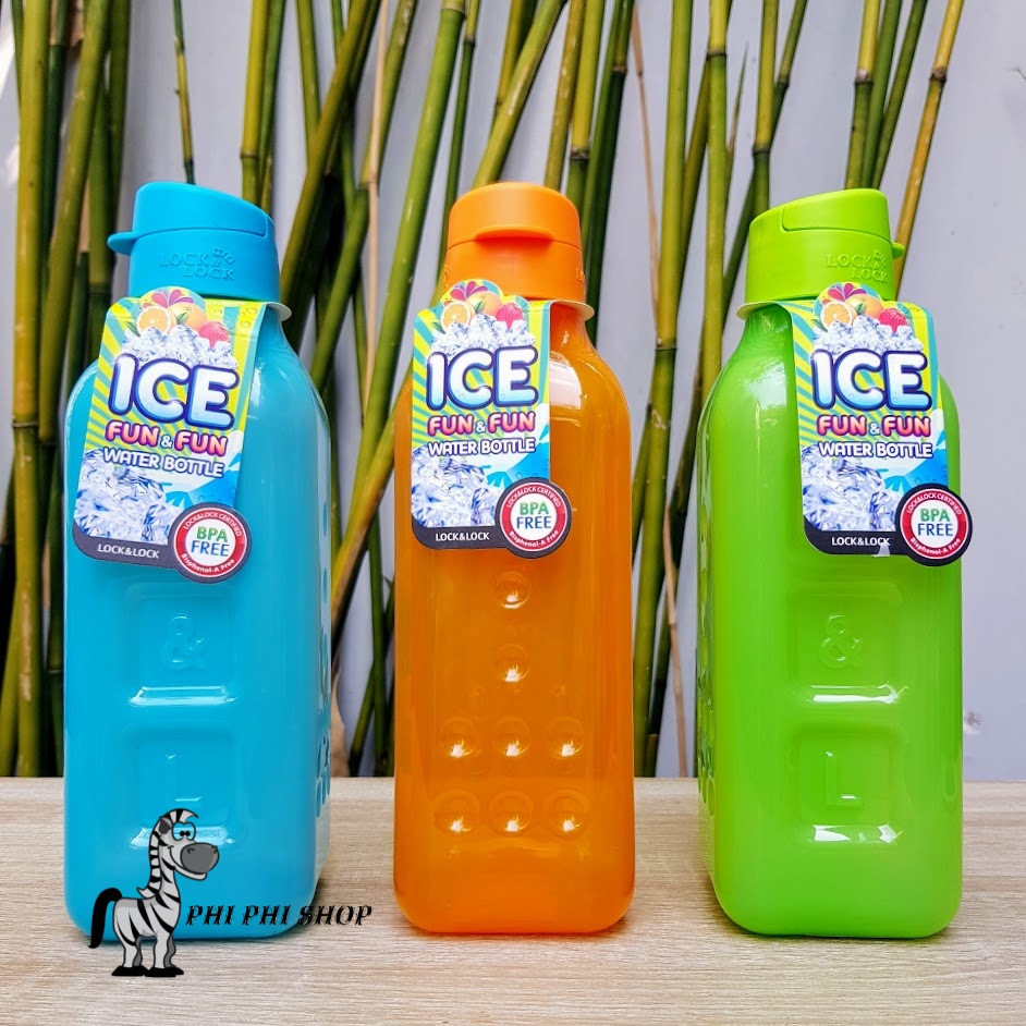 Bình đựng nước lock&lock ice fun&fun bằng nhựa pp dung tích 1l hap805