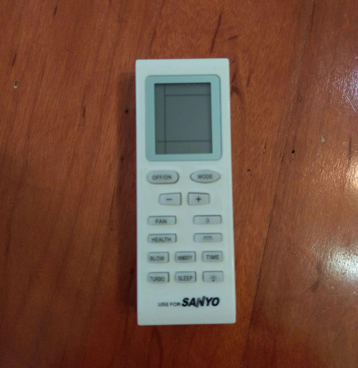 Điều khiển điều hòa nhiệt độ Sanyo (mẫu 1)