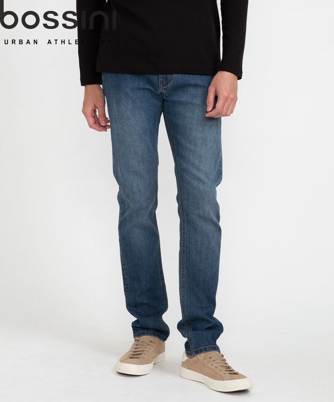 Quần jean dài nam thời trang denim Bossini 514121230