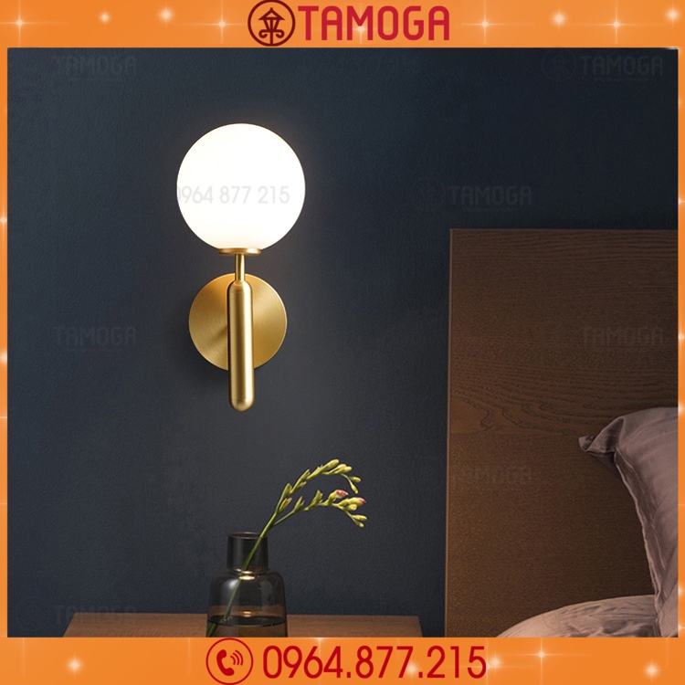 Đèn ngủ treo tường, đèn tường trang trí TAMOGA DGT 1730 + Tặng kèm bóng led kín nước