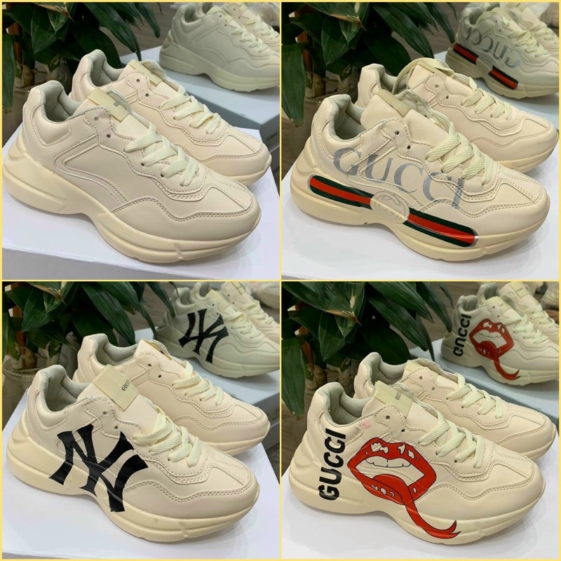 Hàng có sẵn giày thể thao gucci nam nữ tặng hộp….
