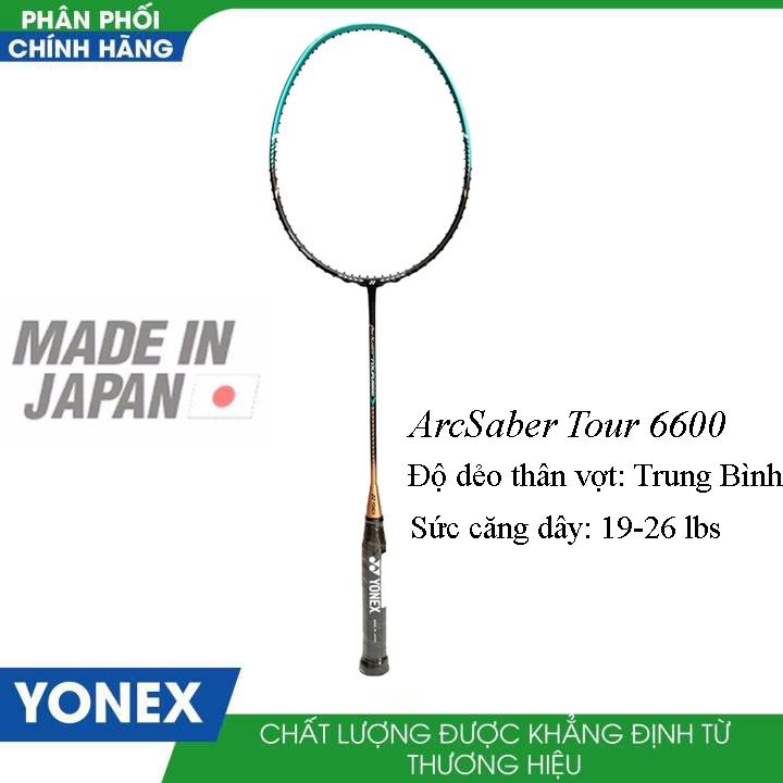 Vợt cầu lông Yonex ArcSaber Tour 6600 - Công thủ toàn diện dành cho người chơi khá