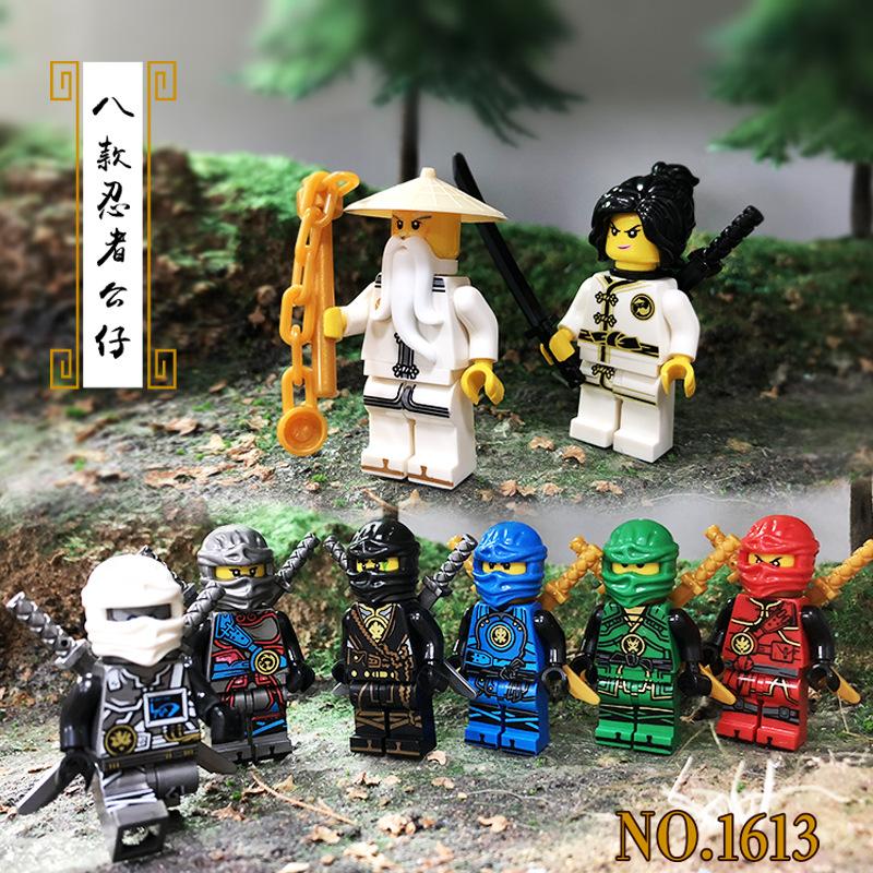Đồ chơi lắp ráp lego set 8 minifigures nhân vật ninja go