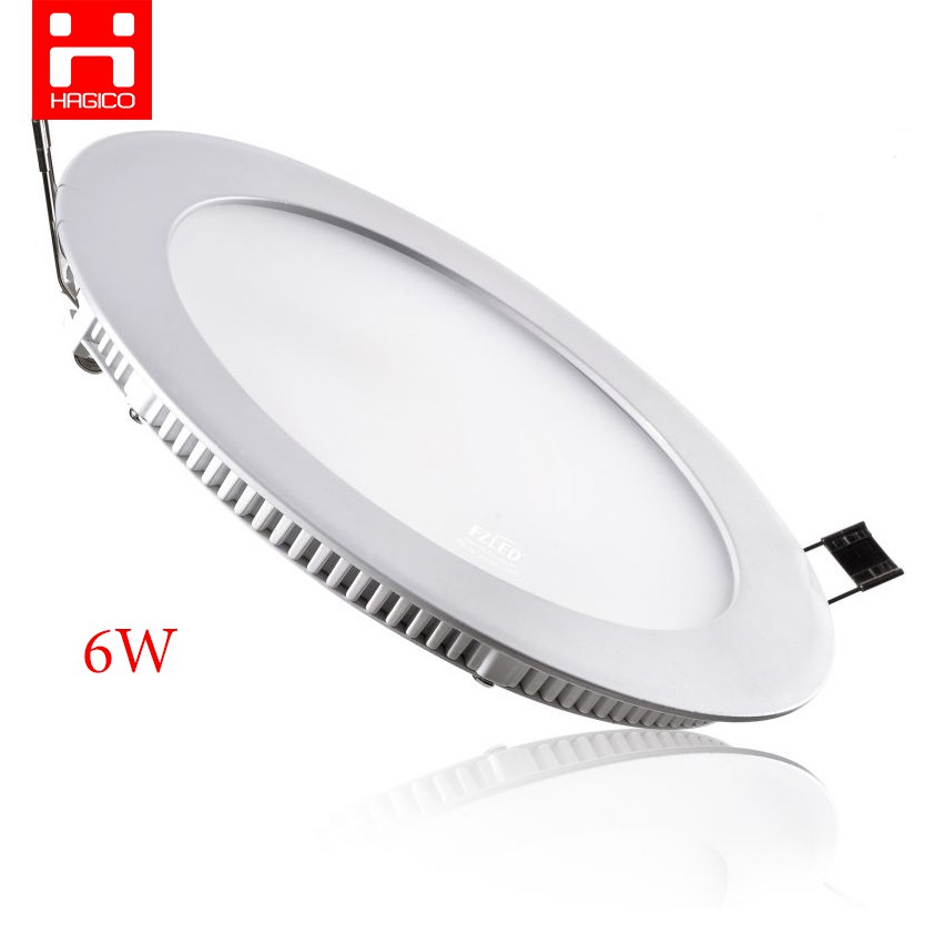 Đèn led âm trần 6w tròn ánh sáng vàng