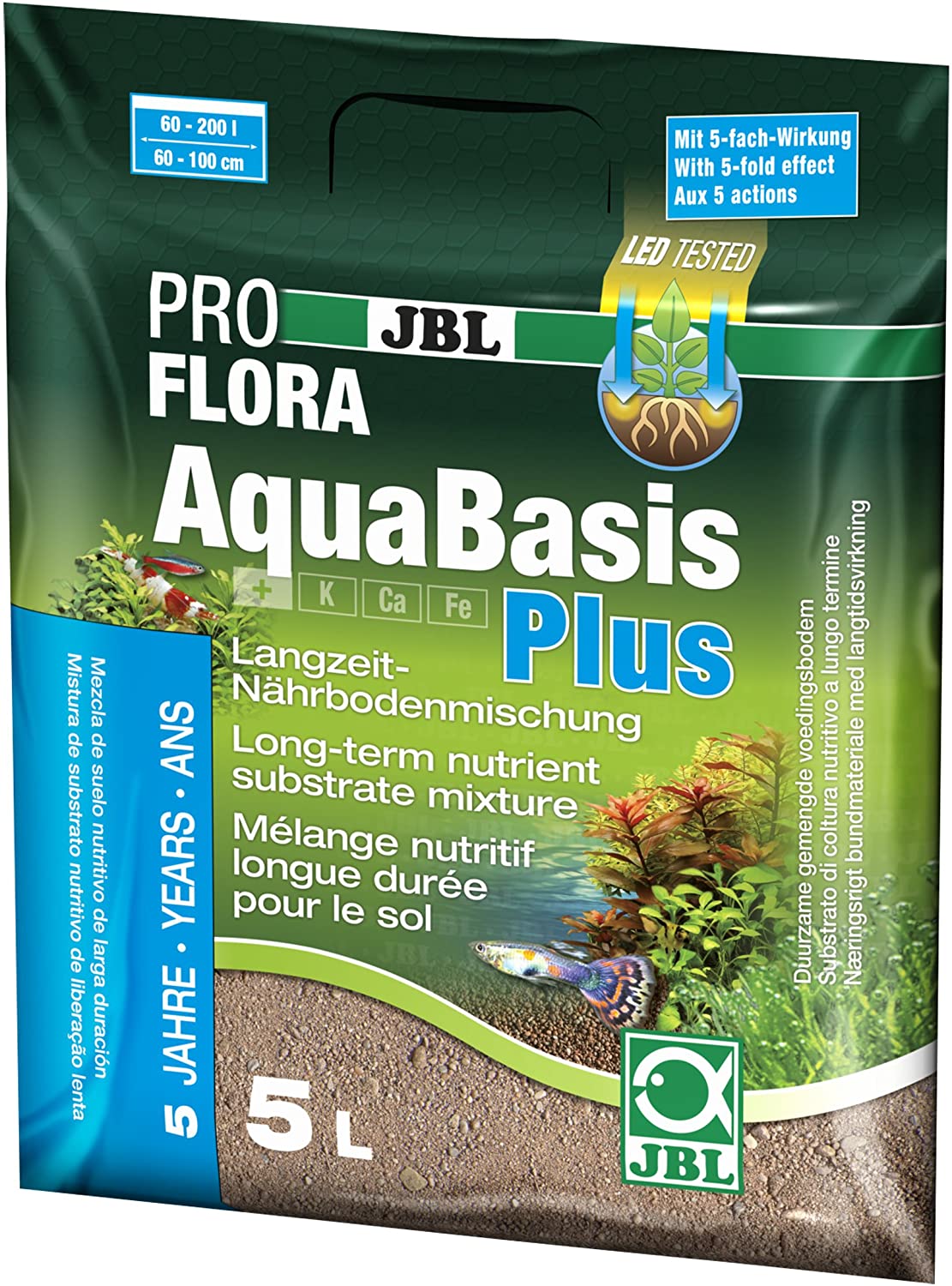 Cốt nền dinh dưỡng thủy sinh jbl aquabasis plus 5l