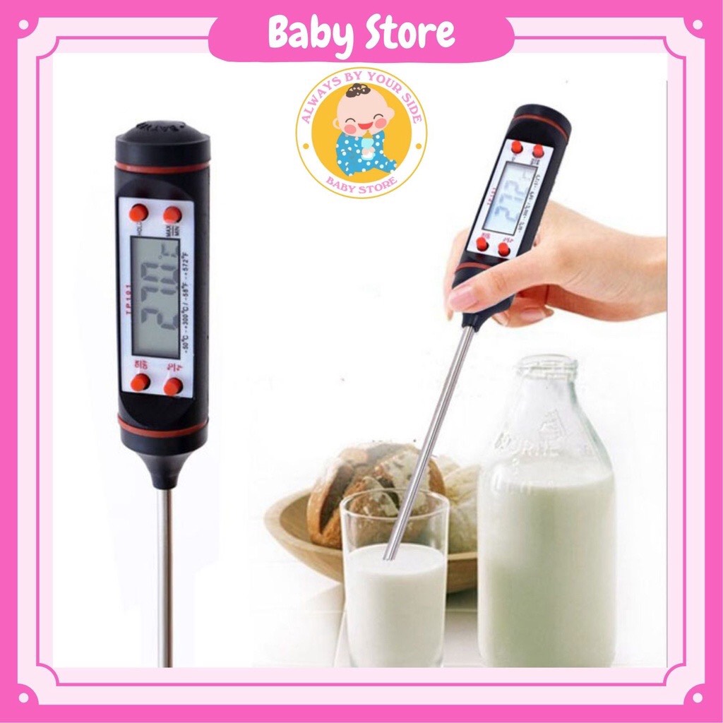Nhiệt kế đo sữa, nhiệt kế đo nước tắm cho bé nhanh chính xác