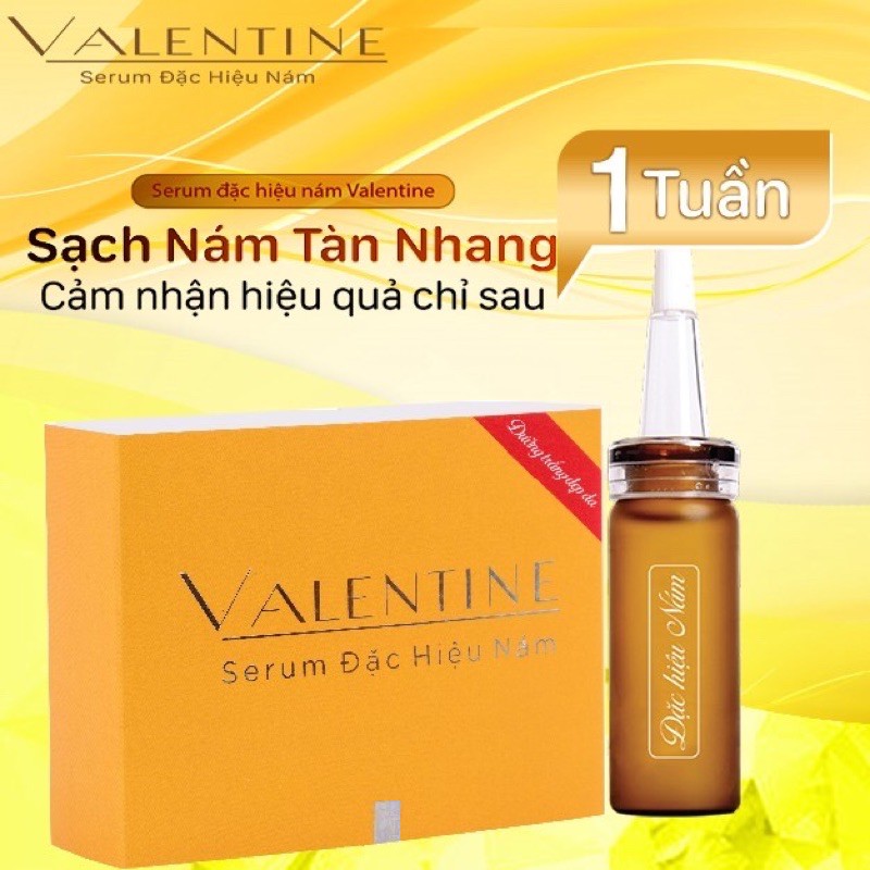 Serum đặc hiệu nám - tàn nhang valentine lọ 10ml - sao thái dương