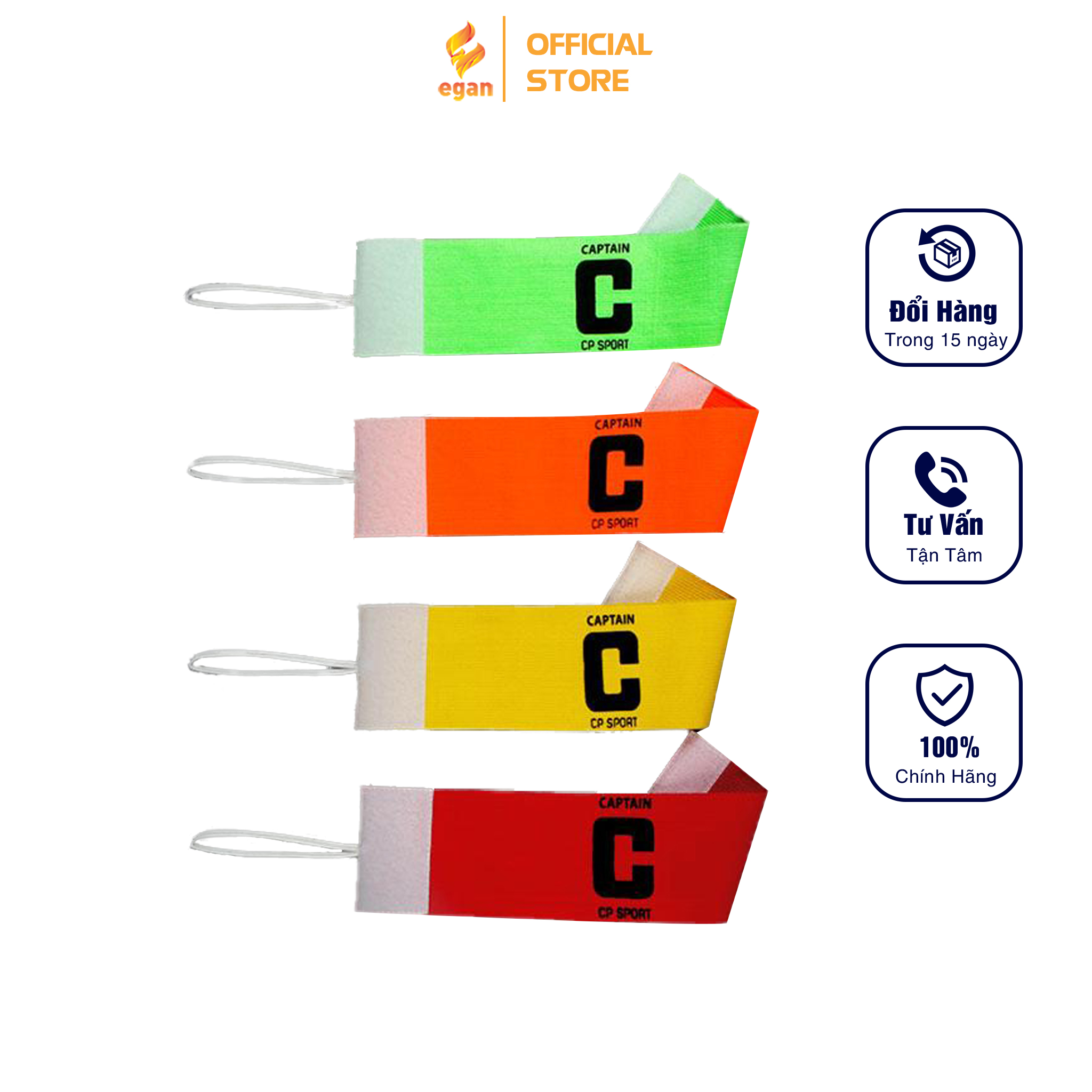 Băng Đội Trưởng CP SPORT Thiết Kế Đàn Hồi Tốt Chống Rơi Khi Đang Di Chuyển Điều Chỉnh Phù Hợp Kích Cỡ Tay DT01