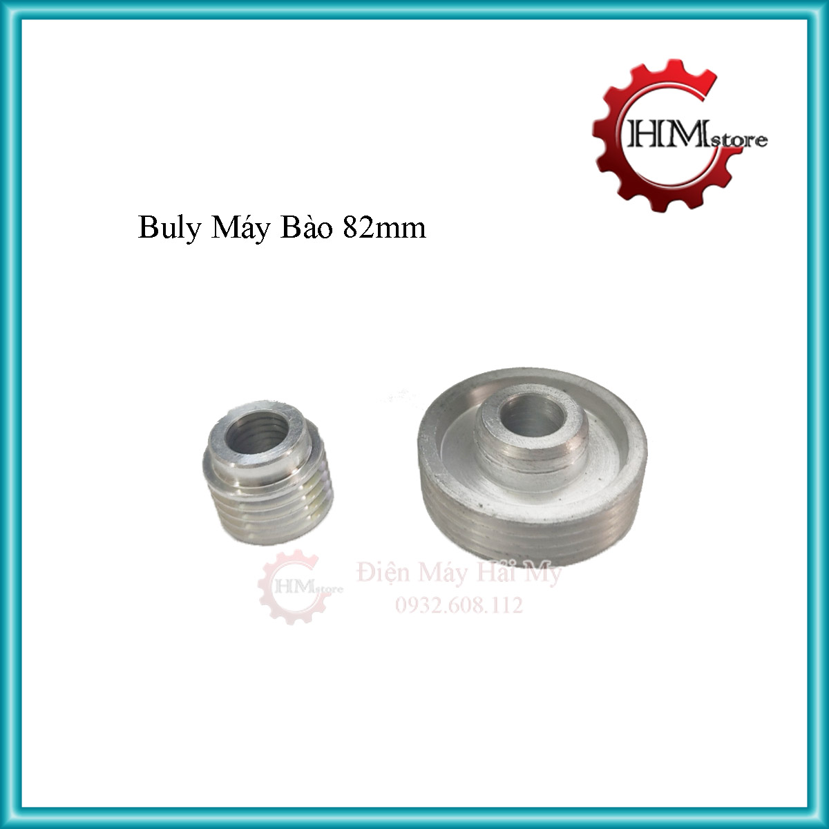 Bộ 2 buly thay thế cho máy bào gỗ 82mm các loại - buli sắt, puly trục 8mm, pulley máy bào gỗ 82mm maktia, feg, acz, ... - có thể thay thế cho đa số các dòng máy bào gỗ lưỡi 82mm - hải my store