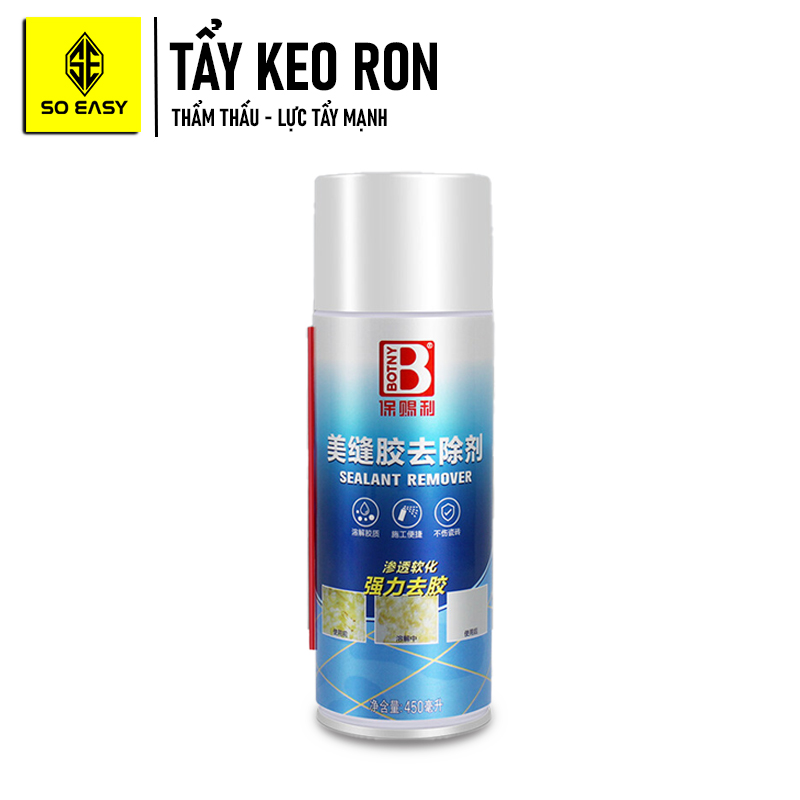 Dung dịch tẩy keo ron B-2356, bình xịt vệ sinh vết keo chà ron gạch, chai làm sạch keo trét ron sàn gạch nhanh chóng, dễ dàng sử dụng, không ăn mòn gạch