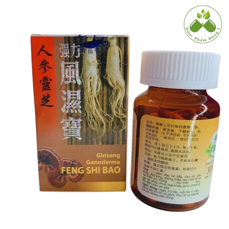 Nhân sâm linh chi cường lực phong thấp bảo 30 - hỗ trợ giảm các cơn đau do viêm khớp - viêm xương khớp