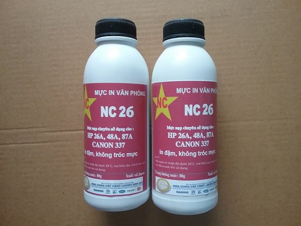 2 bình mực nạp Canon 337, 773 in rất đậm, cho Canon i-Sensys mf220, mf211d, 221d, 212, mf215, 151dw, 216, 217, 221, 226, mf227dw, 229, mf240, mf 241d. Chai, hủ mực bơm, đổ hộp mực máy in 80gr