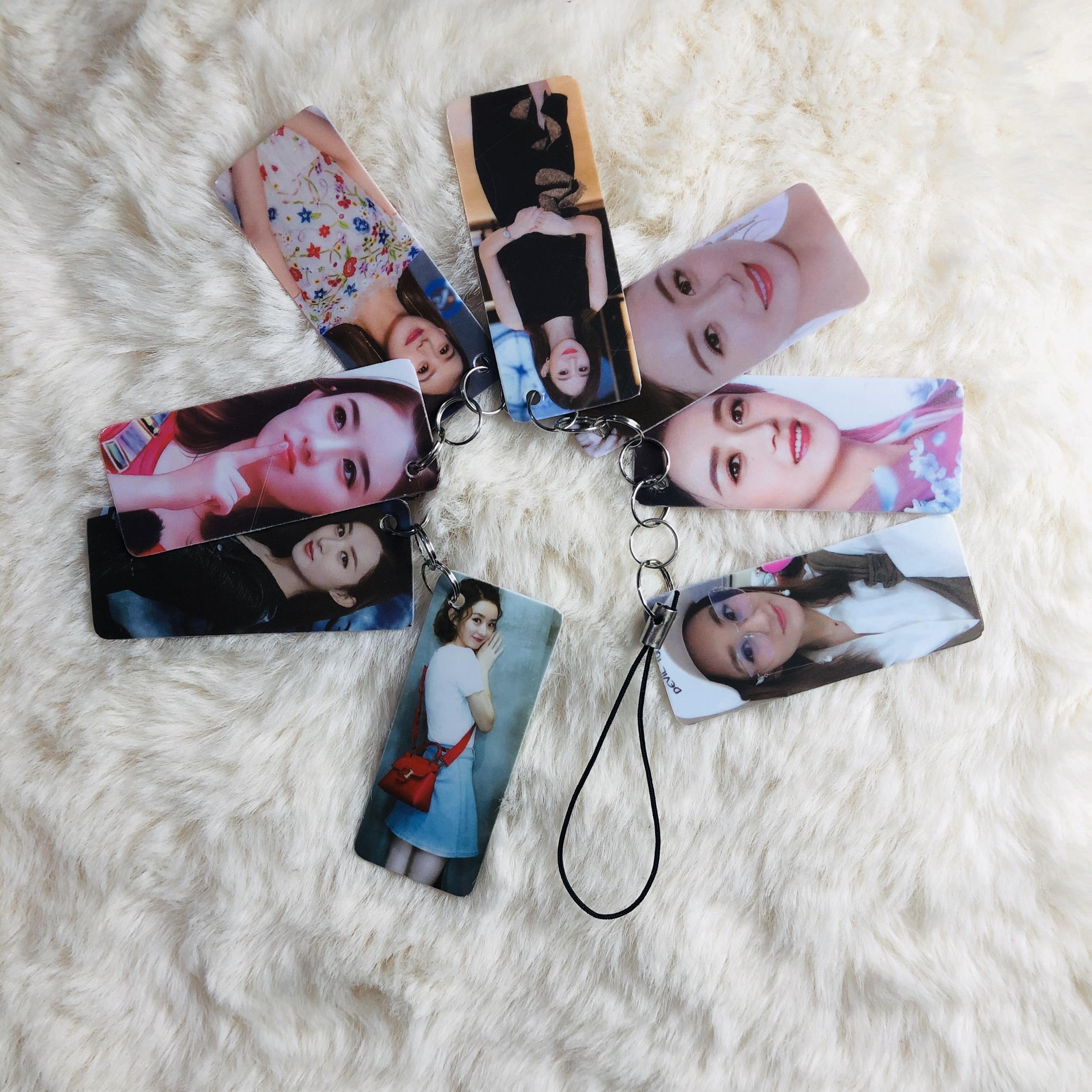 Móc khóa chùm Triệu Lệ Dĩnh in hình idols quà tặng xinh xắn dễ thương